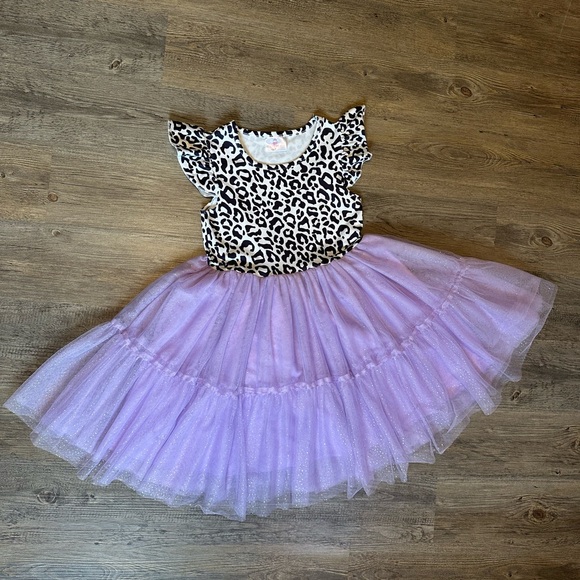 Ruffle Girl Other - Ruffle Girl. (4XL) Size 10. Adorable Leopard Print and Lavender Tutu Dress